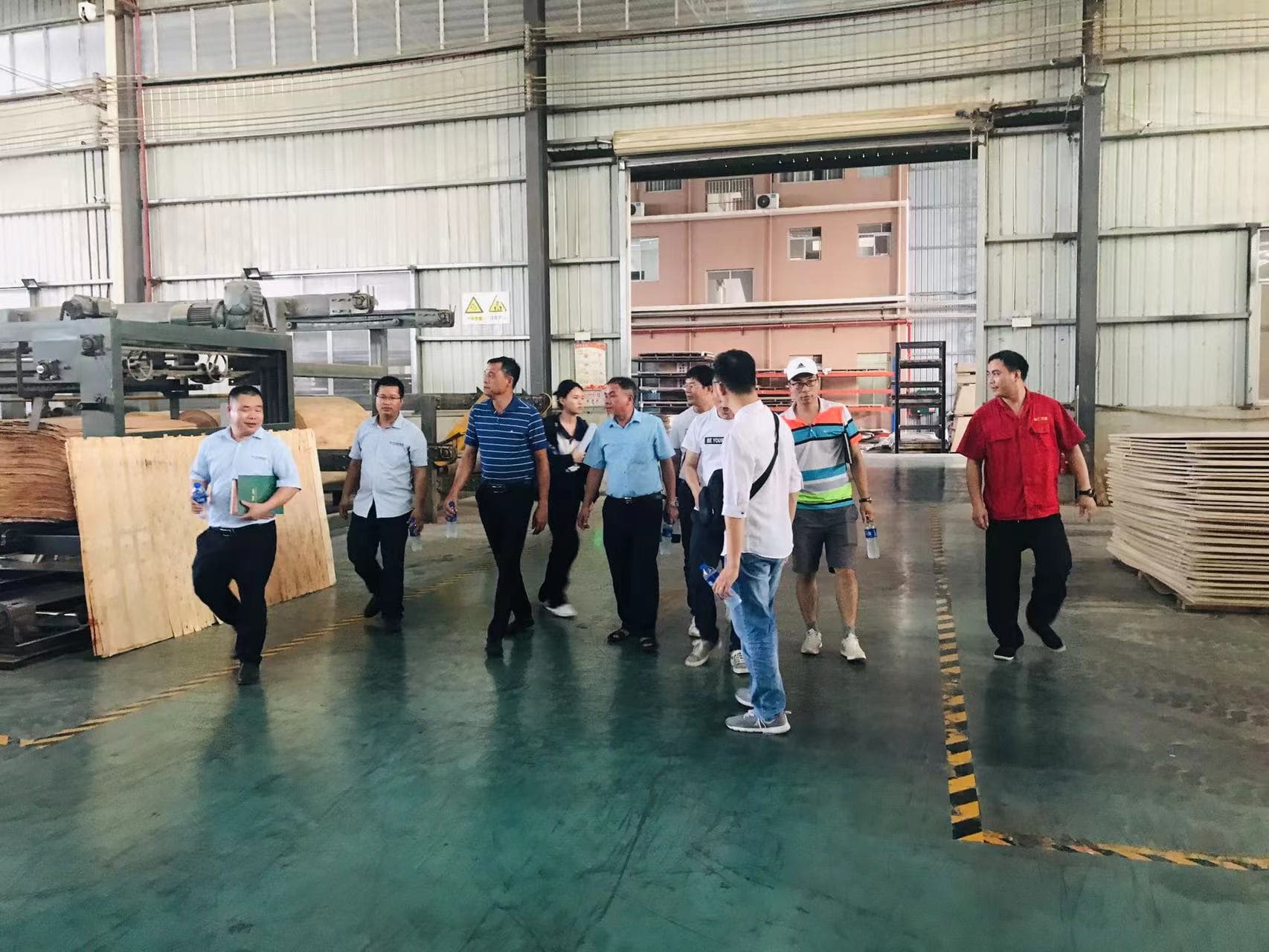 Tập đoàn Nam Việt đi thăm nhà máy của tập đoàn Đại Cửu Châu (大九洲集团板材), Quảng Tây, Trung Quốc - Nam Viet JSC
